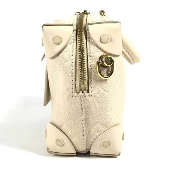 LOUIS VUITTON M45394 MonogramEmpreinte Petite Malle Souple Bag Box Bag Hand Bag - Picture 5 of 16